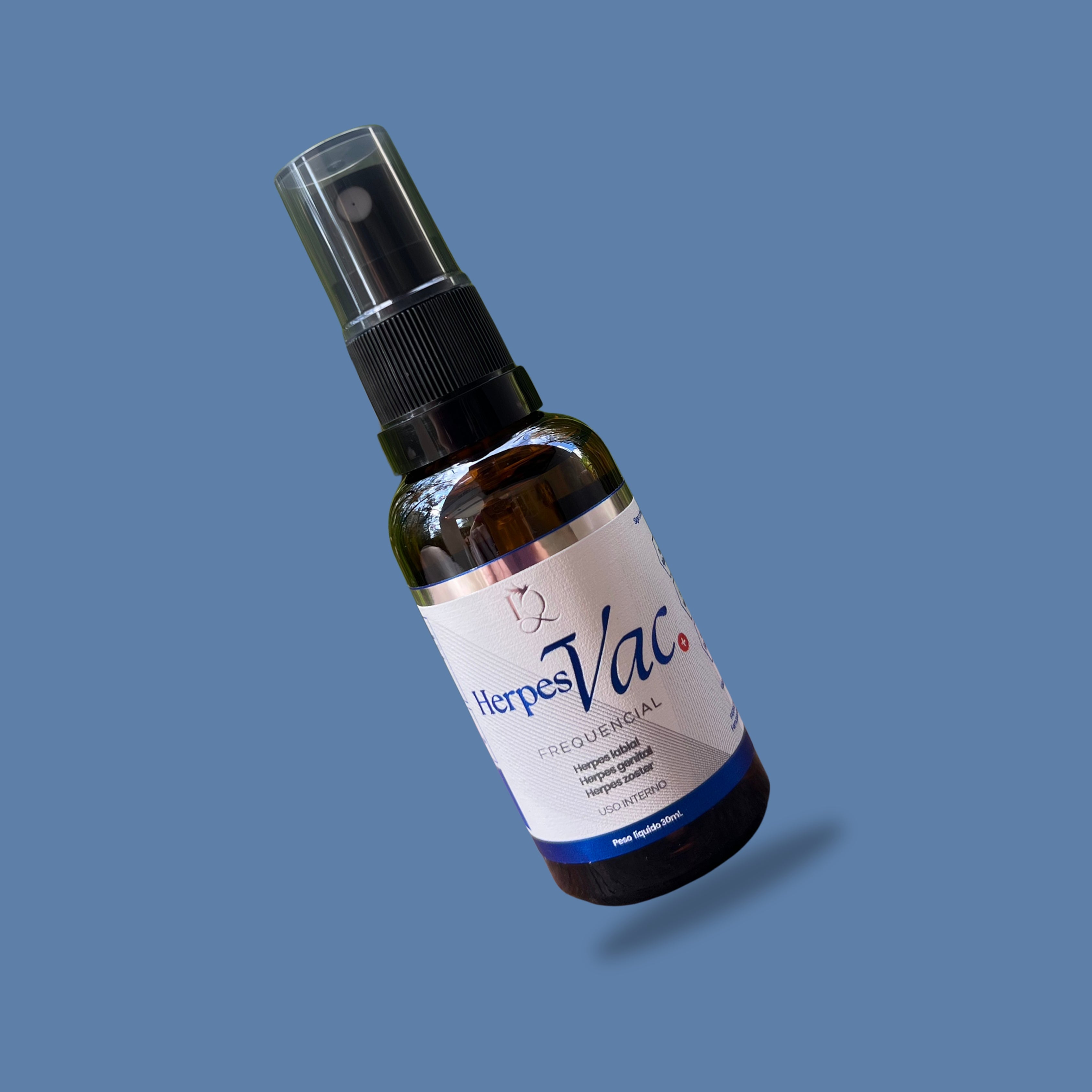 HerpesVAC - Produto natural frequenciado para todos os tipos de herpes - Frasco 30ml