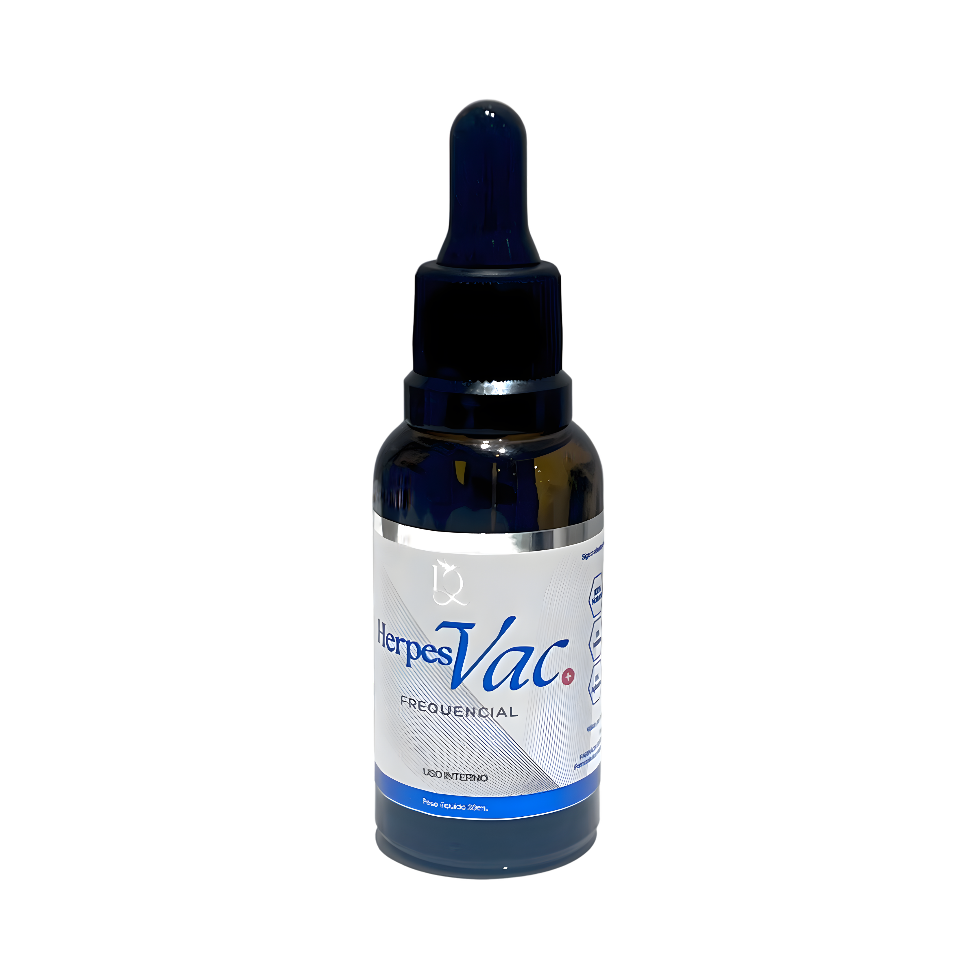HerpesVAC - Produto natural frequenciado para todos os tipos de herpes - Frasco 30ml