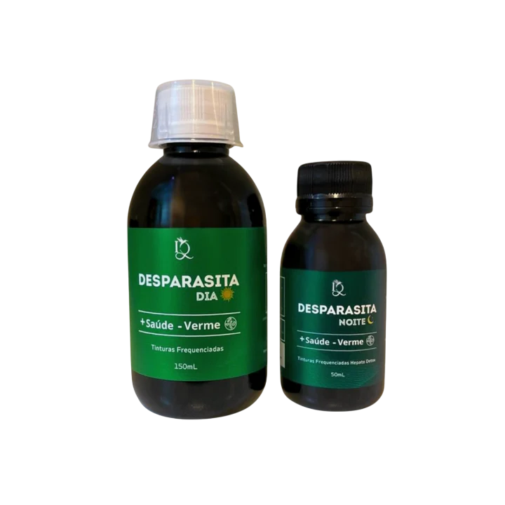 Kit Desparasitação natural adulto com frequências para 120 tipos de vermes e 66 metais tóxicos