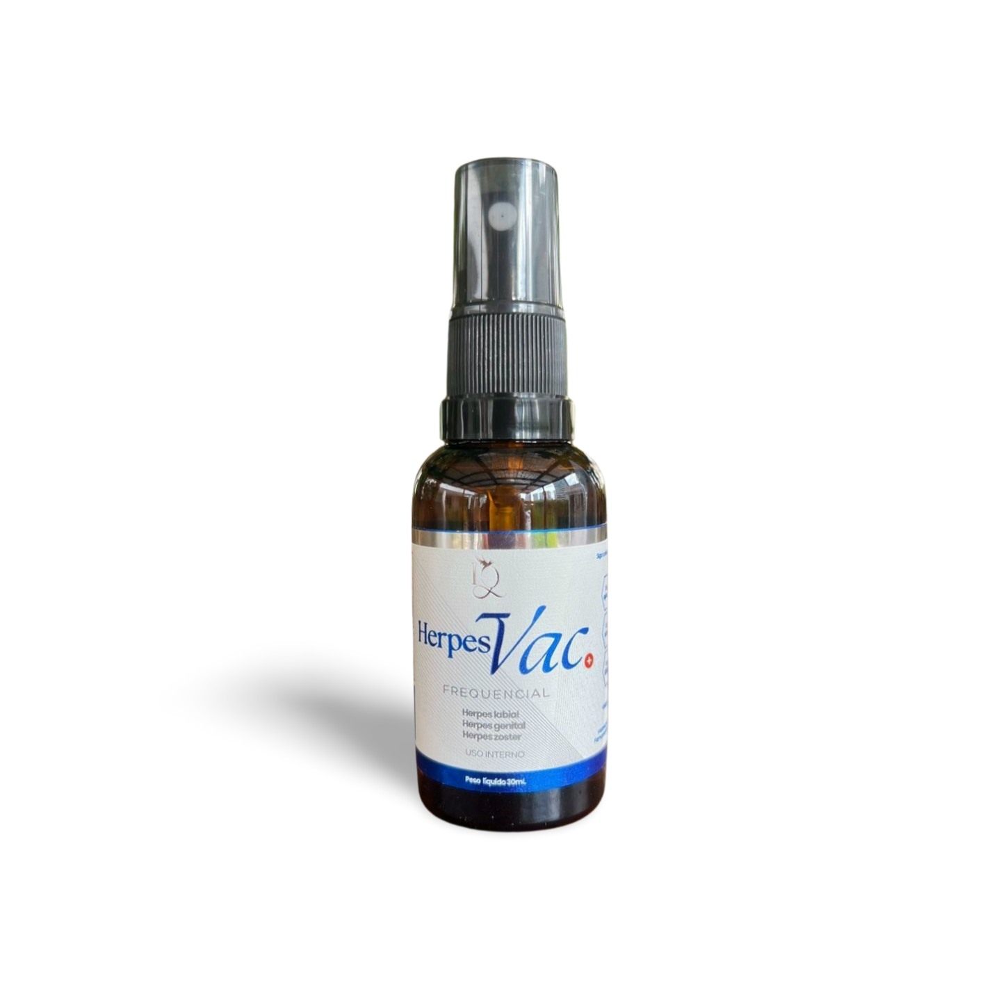 HerpesVAC - Produto natural frequenciado para todos os tipos de herpes - Frasco 30ml