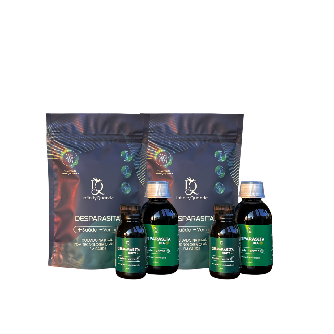 Kit 2 Protocolos de Desparasitação Natural Adulto