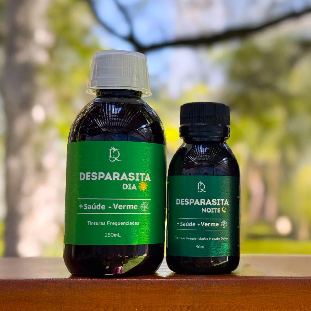 Kit Desparasitação natural adulto com frequências para 120 tipos de vermes e 66 metais tóxicos