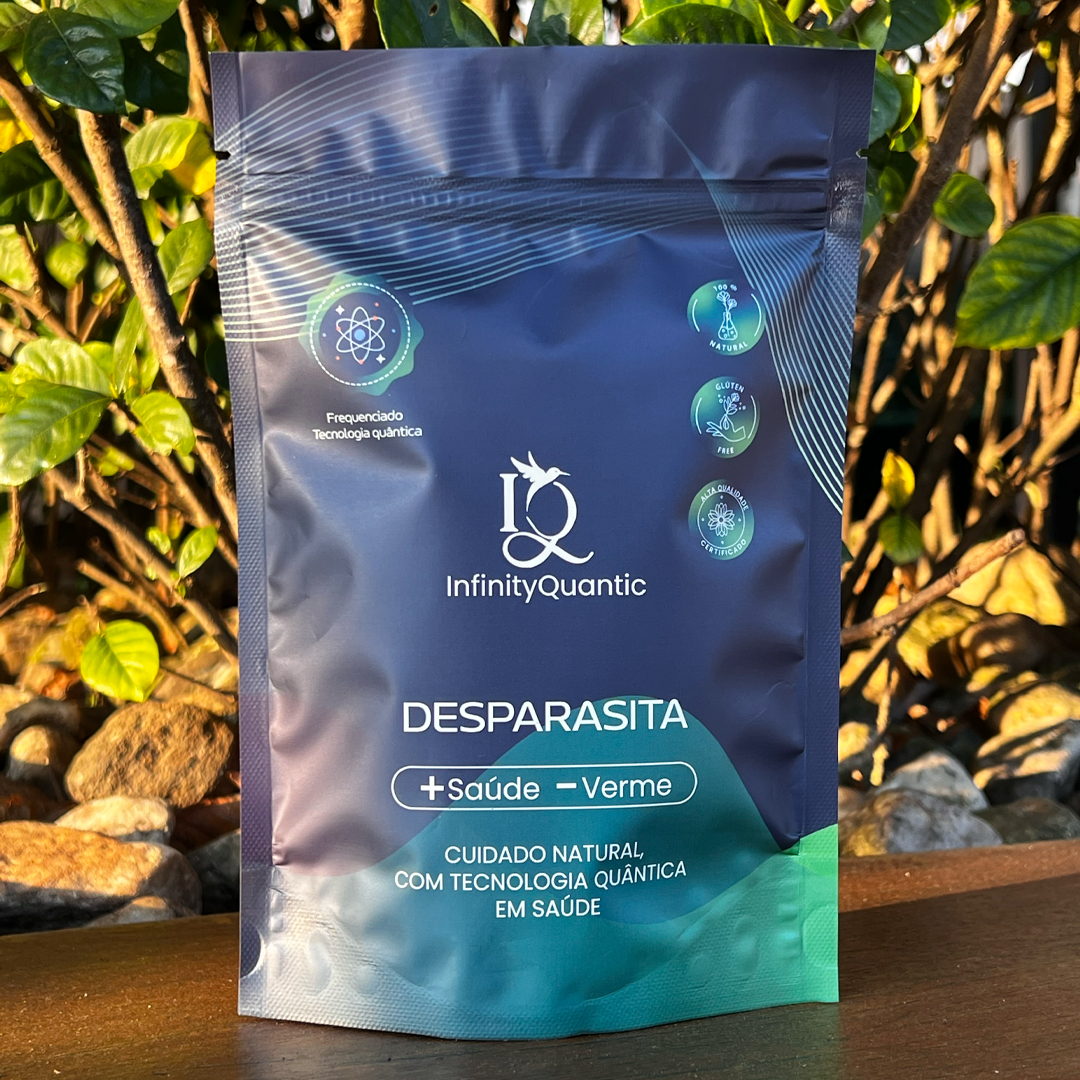 Kit Desparasitação natural adulto com frequências para 120 tipos de vermes e 66 metais tóxicos