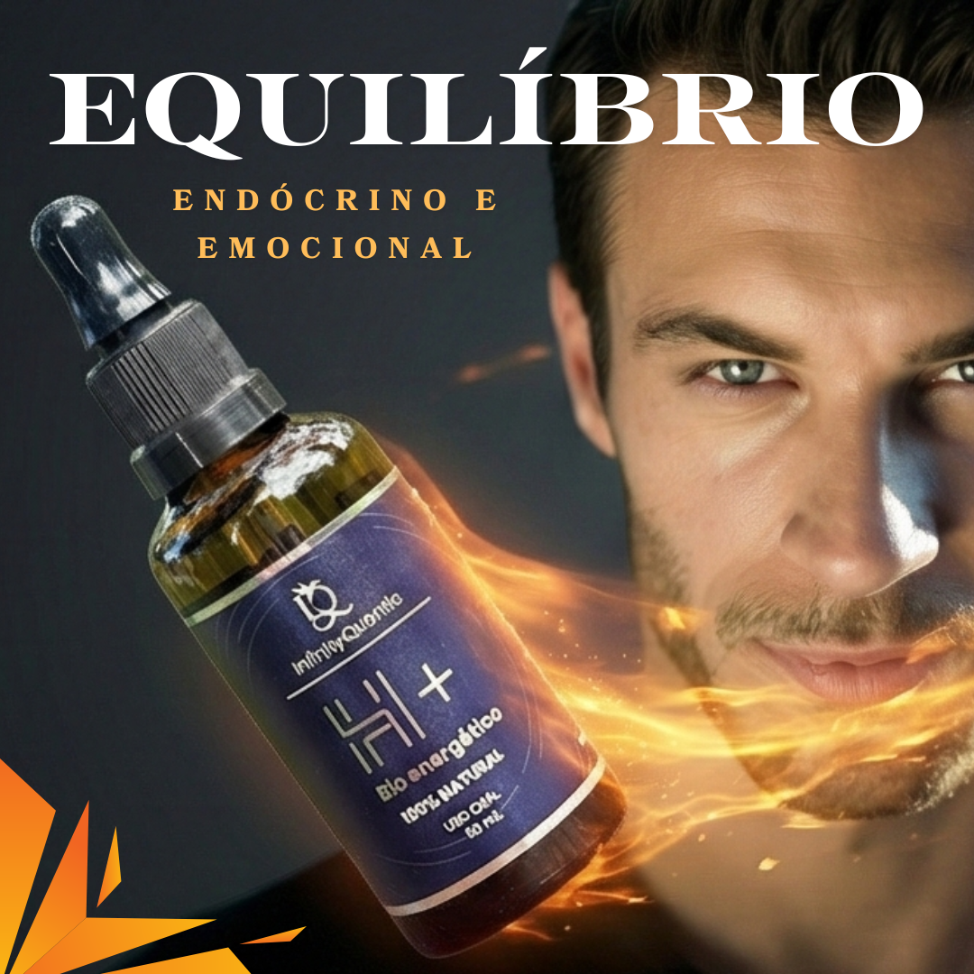 H+ Produto bionergético para vitalidade masculina - Frasco 50ml